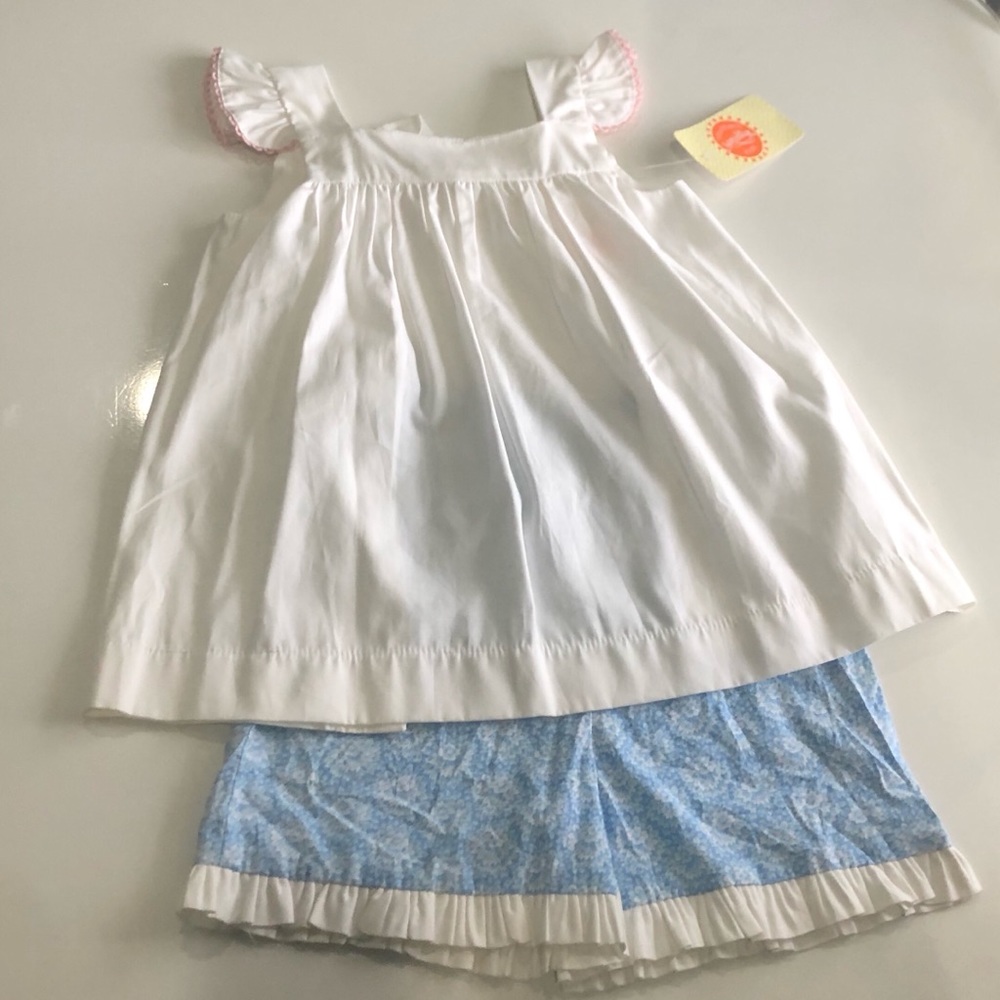 Girls sz 6 Southern Sunshine Kids Swing Top Set